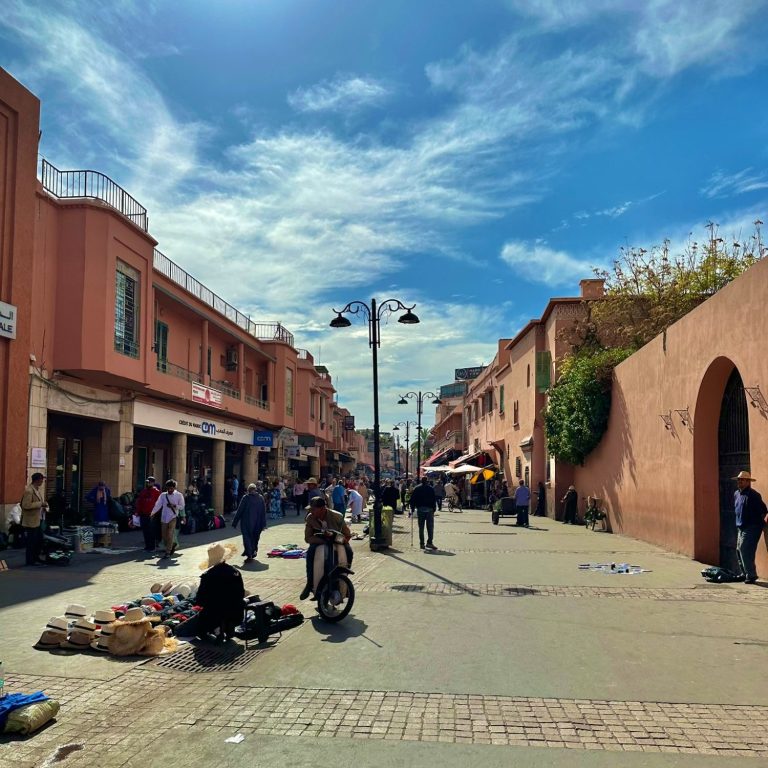 One of the streets off Jemaa El Fna