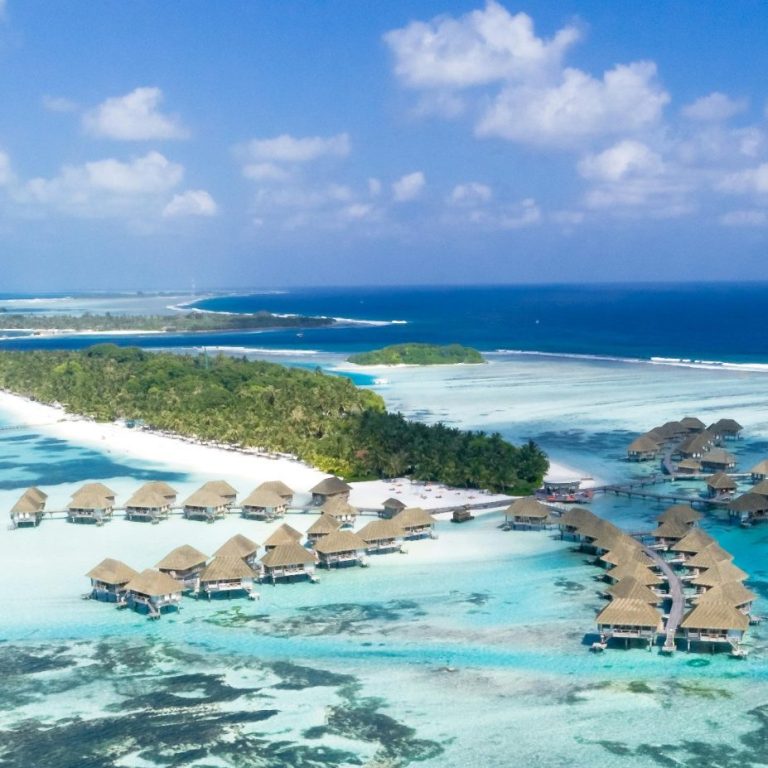 Aerial view of Maldives Island