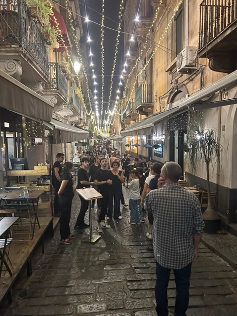 The streets of Catania