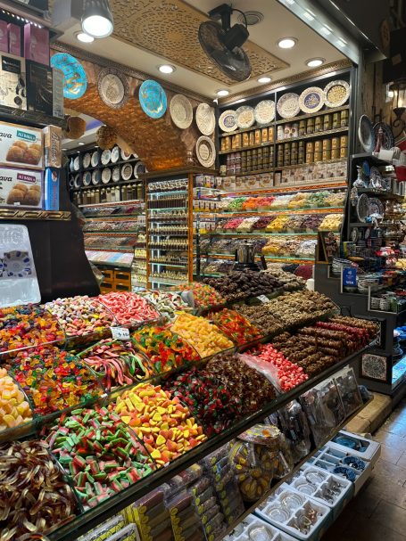 Sweet shop in the markets