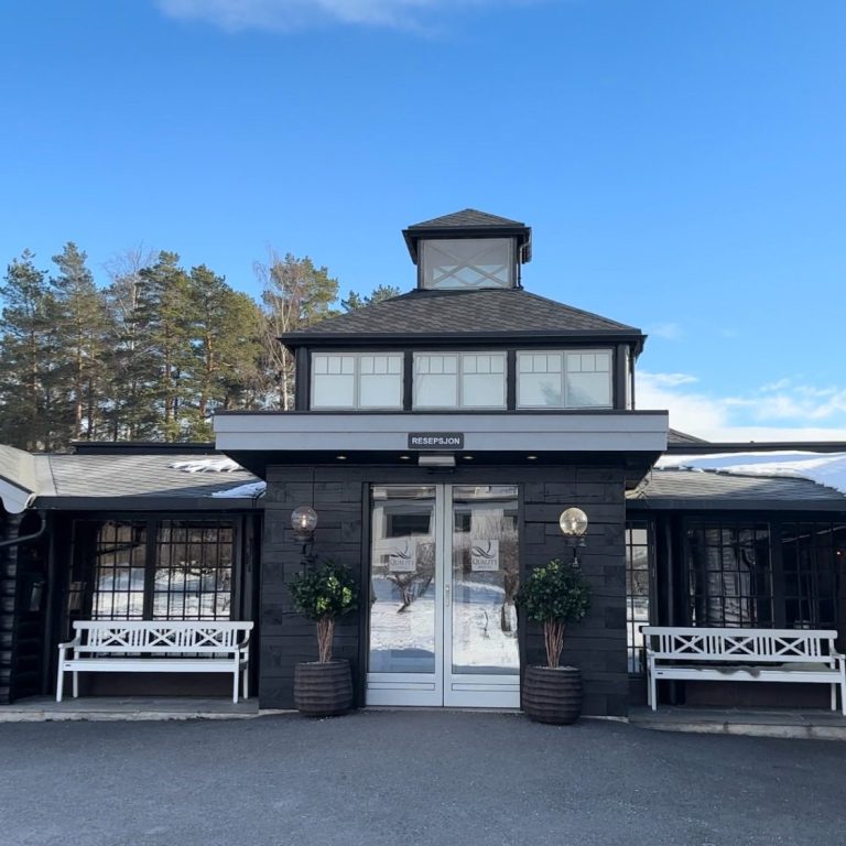 Entrance to Makeney Hall Hotel.