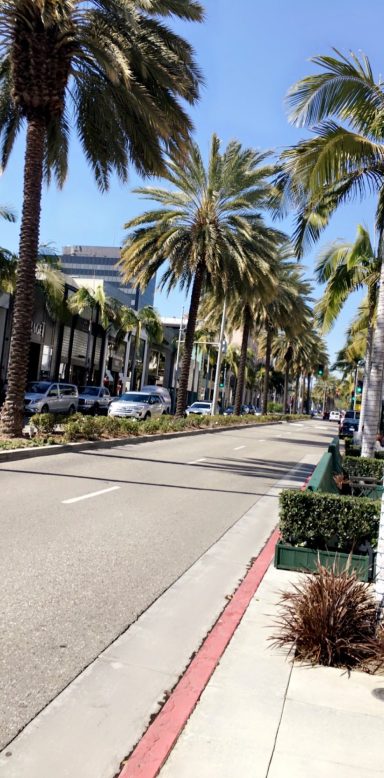 Looking down Rodeo Drive.